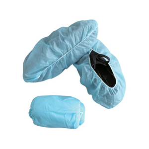 Cubiertas de zapatos no tejidas azules desechables antideslizantes resistentes